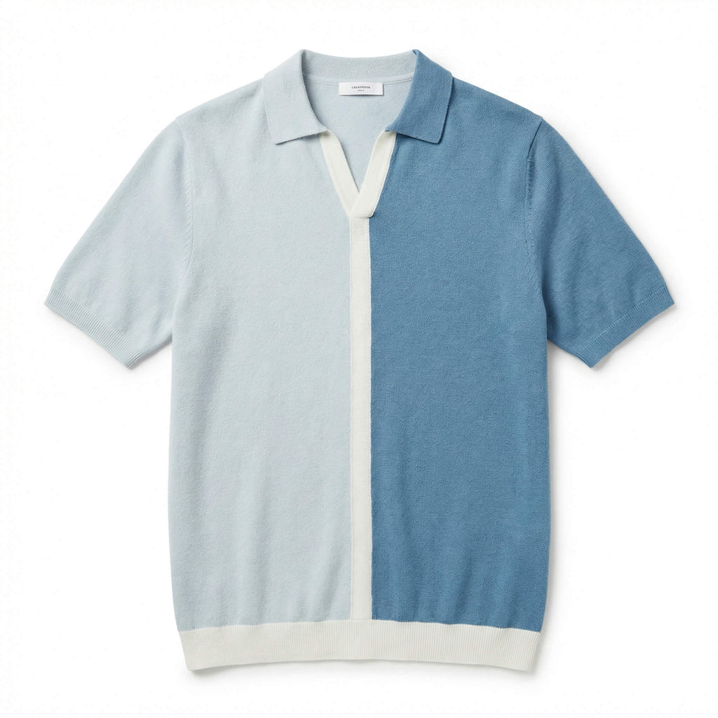 Men's Polo Shirt with Relaxed Tailored Fit – Stylish Golf Shirt 0