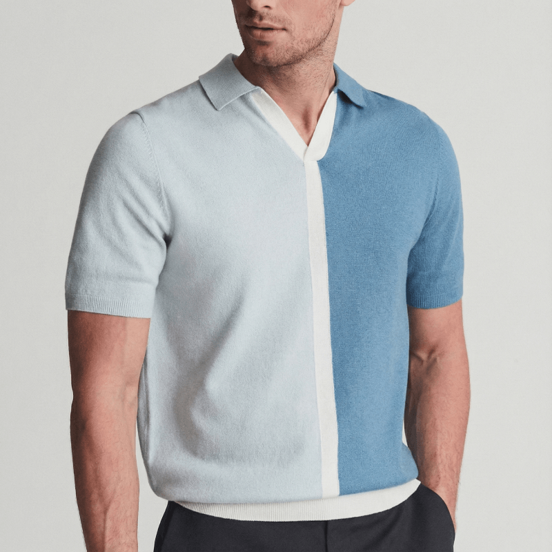Men's Polo Shirt with Relaxed Tailored Fit – Stylish Golf Shirt 1