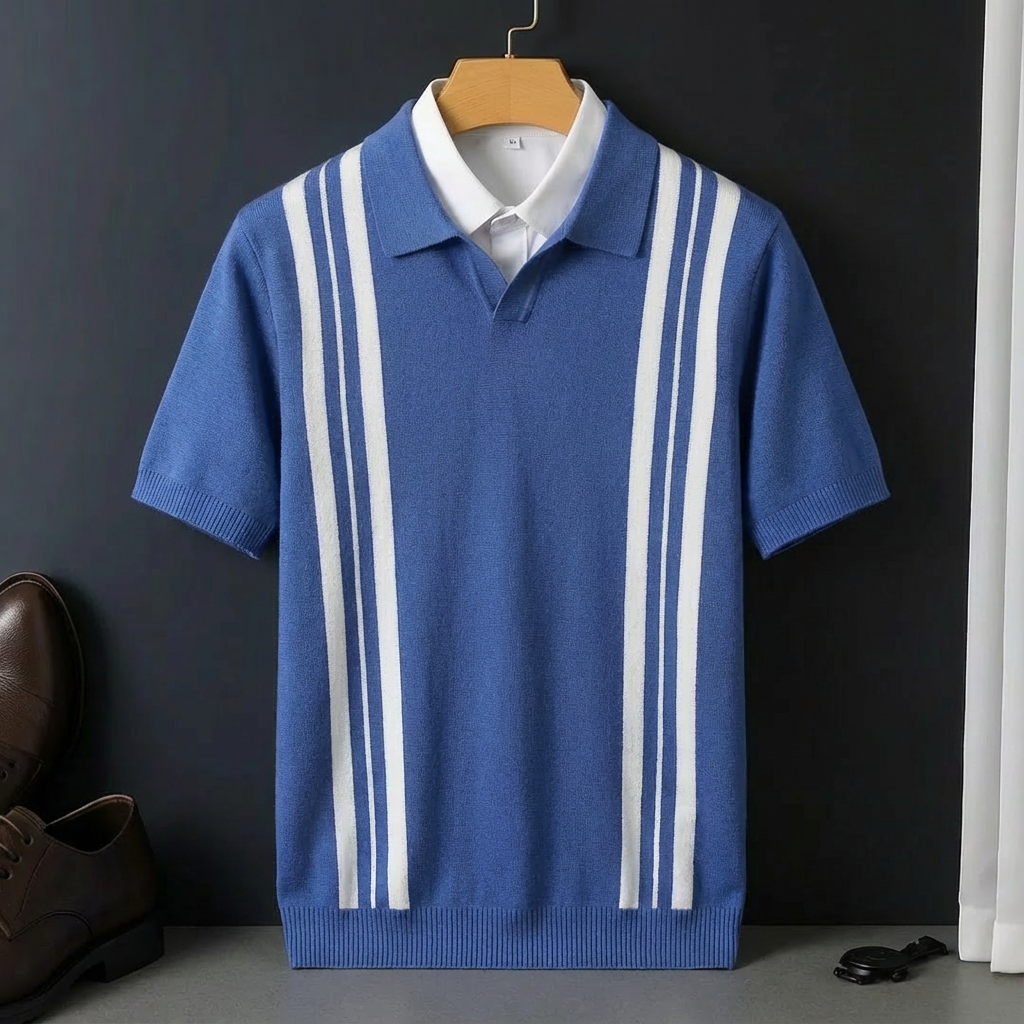 Men's Polo Shirt with Tailored Fit – Luxurious Cotton Blend 2