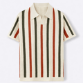 Men's Polo Shirt with Vintage Weave Fabric – Relaxed Fit 0