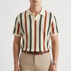 Men's Polo Shirt with Vintage Weave Fabric – Relaxed Fit 2