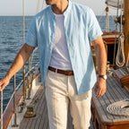 Men's Shirt with Breathable Linen Fabric – Relaxed Fit 5