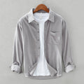 Men's Shirt with Relaxed Fit & Button-Down Closure Versatile 0