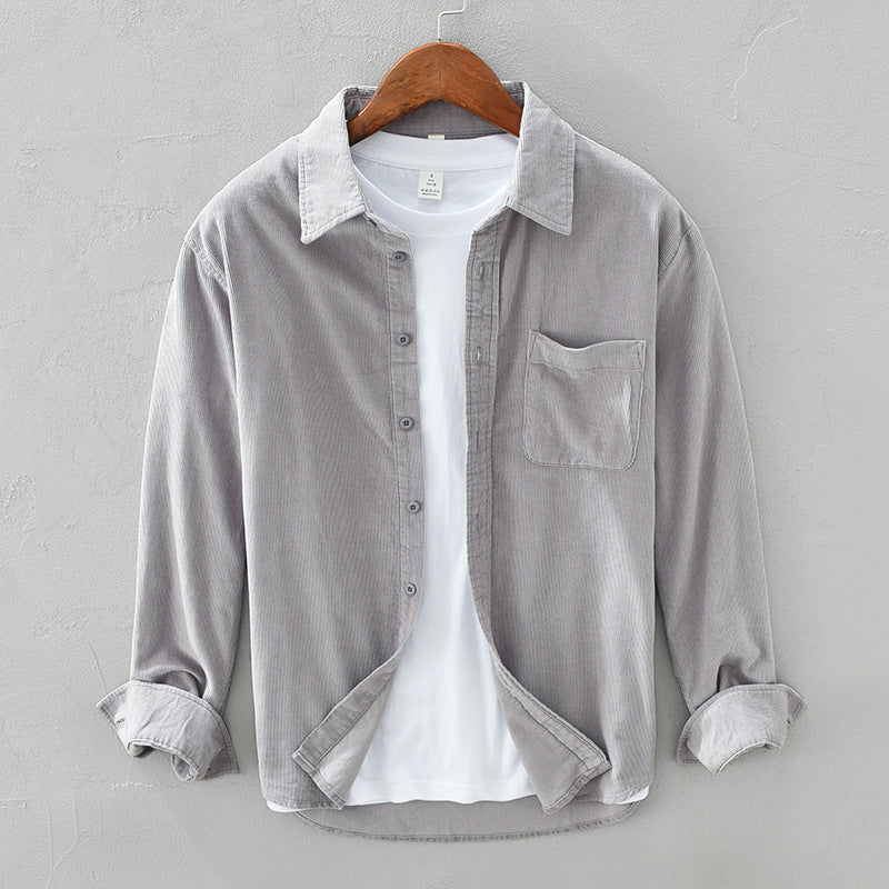 Men's Shirt with Relaxed Fit & Button-Down Closure Versatile 0