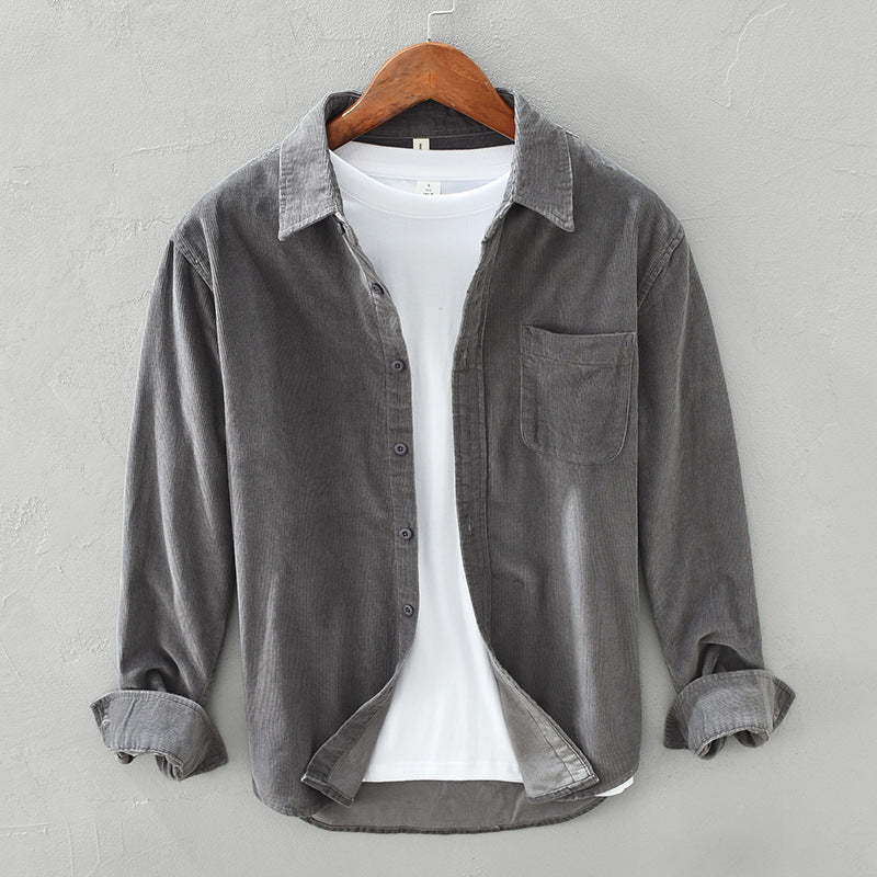 Men's Shirt with Relaxed Fit & Button-Down Closure Versatile 1