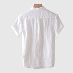 Men's Short Sleeve Shirt with Crinkled 2