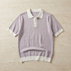 Men's Slim Fit Golf Shirt with Contrast Collar 0