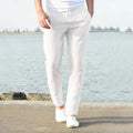 Men's Straight Leg Pants with Adjustable Waist 0