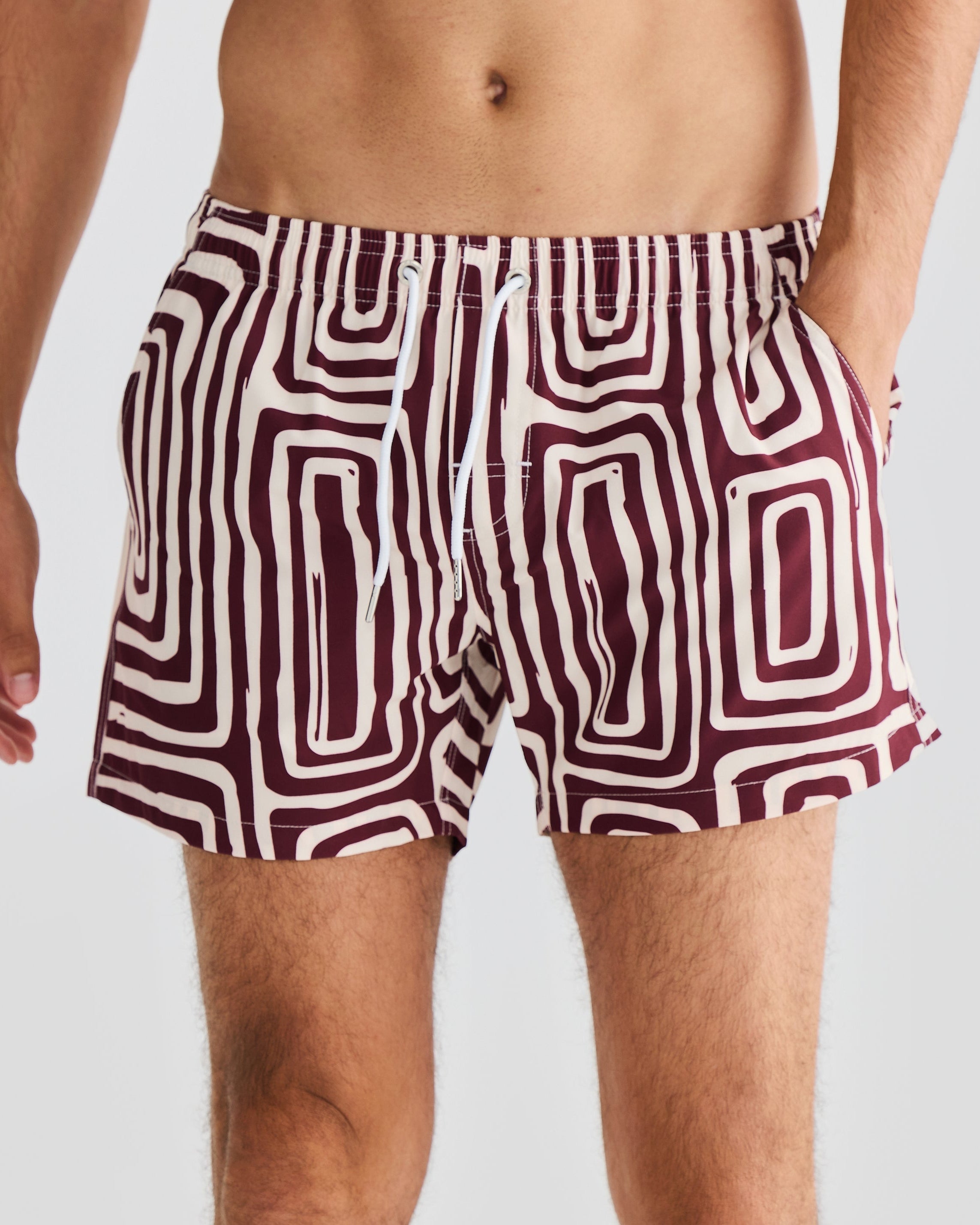 Men's Swim Shorts with Quick-Drying Fabric – Comfortable Fit 0