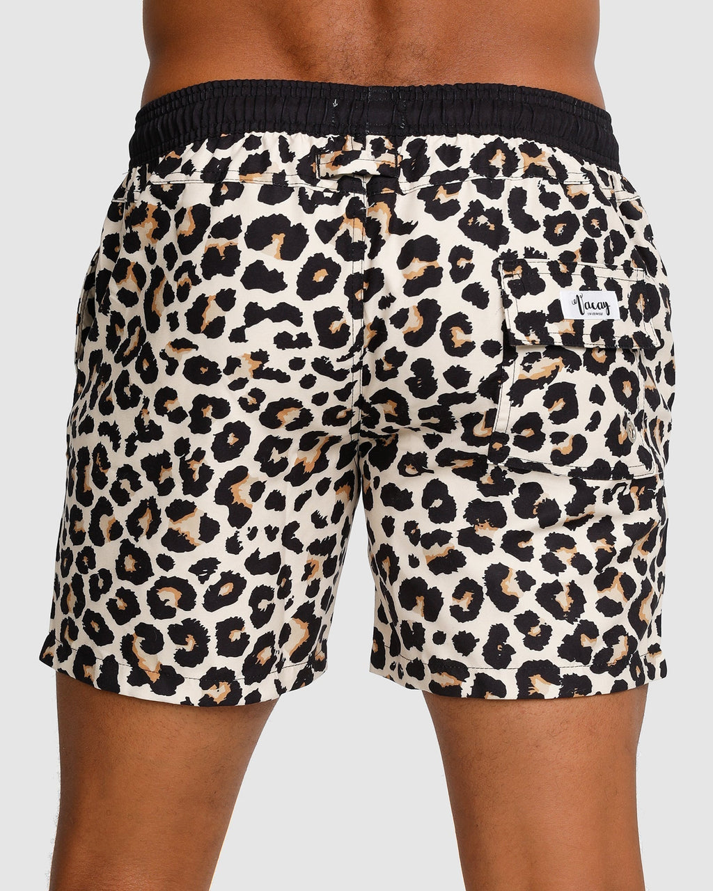 Men's Swim Shorts with Quick-Drying Fabric – Stylish Leopard 4