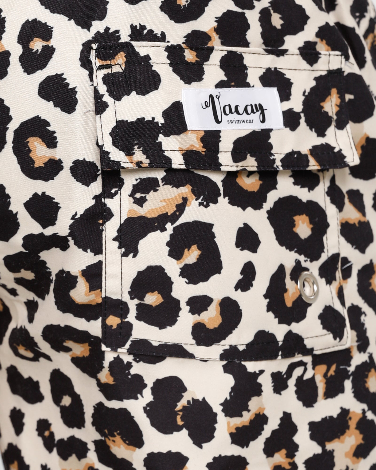 Men's Swim Shorts with Quick-Drying Fabric – Stylish Leopard 5