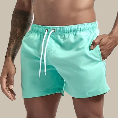 Men's Swim Trunks with Quick-Dry Fabric Lightweight Comfort for 4