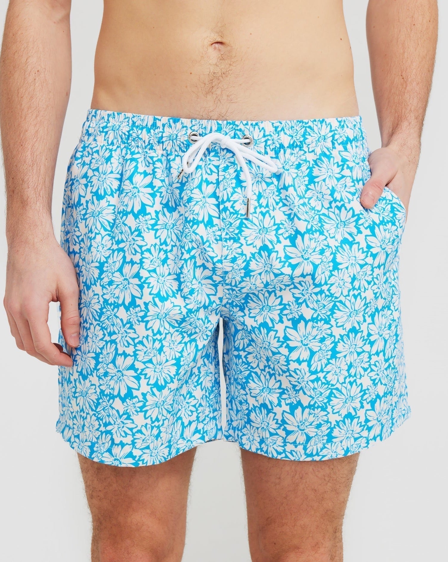 Men's Swim Trunks with Quick-Drying Fabric – Slim Fit Design 0