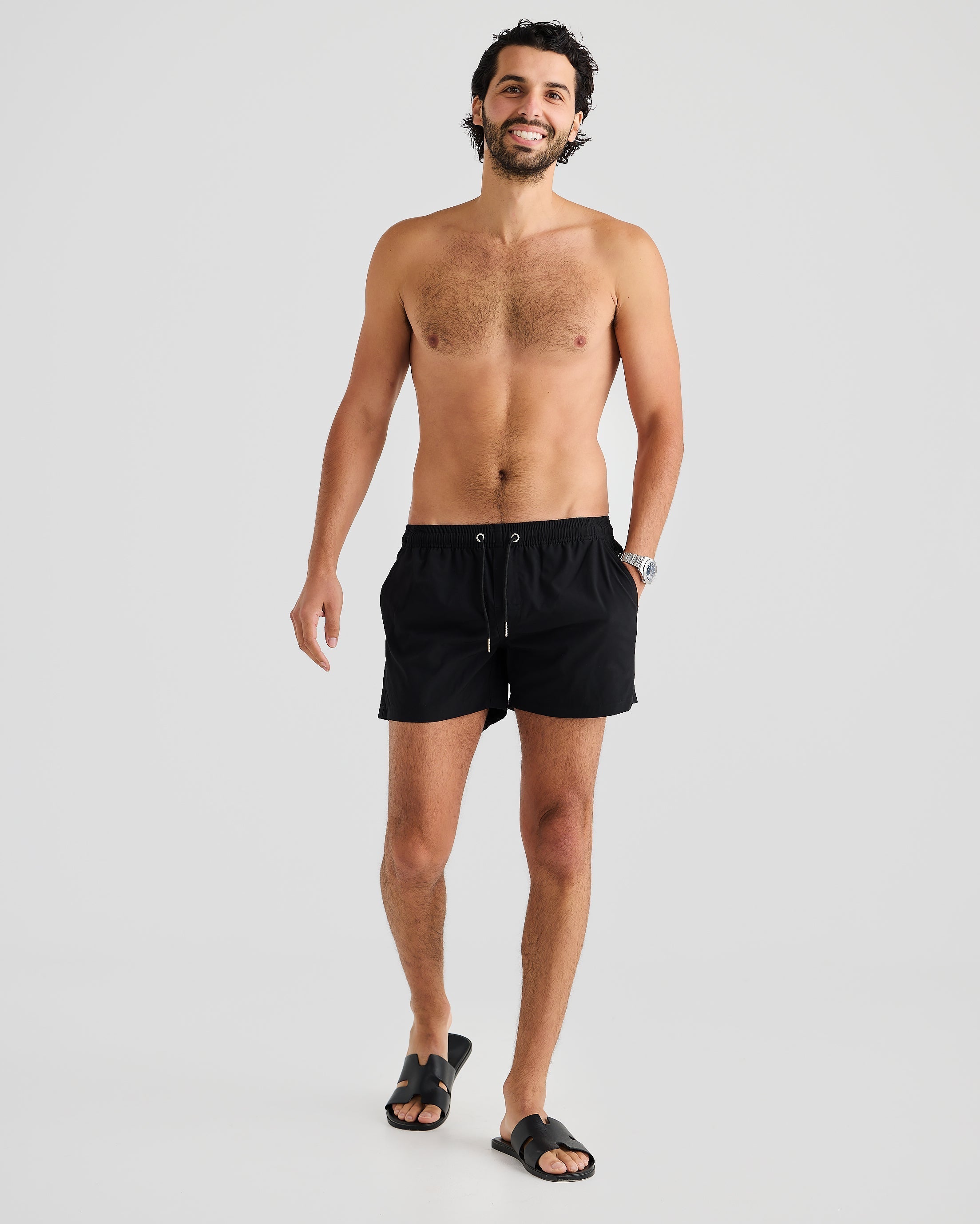 Men's Swim Trunks with Quick-Drying Fabric – Slim Fit Design 1