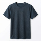 Men's T-Shirt with Soft Waffle Knit Fabric 1