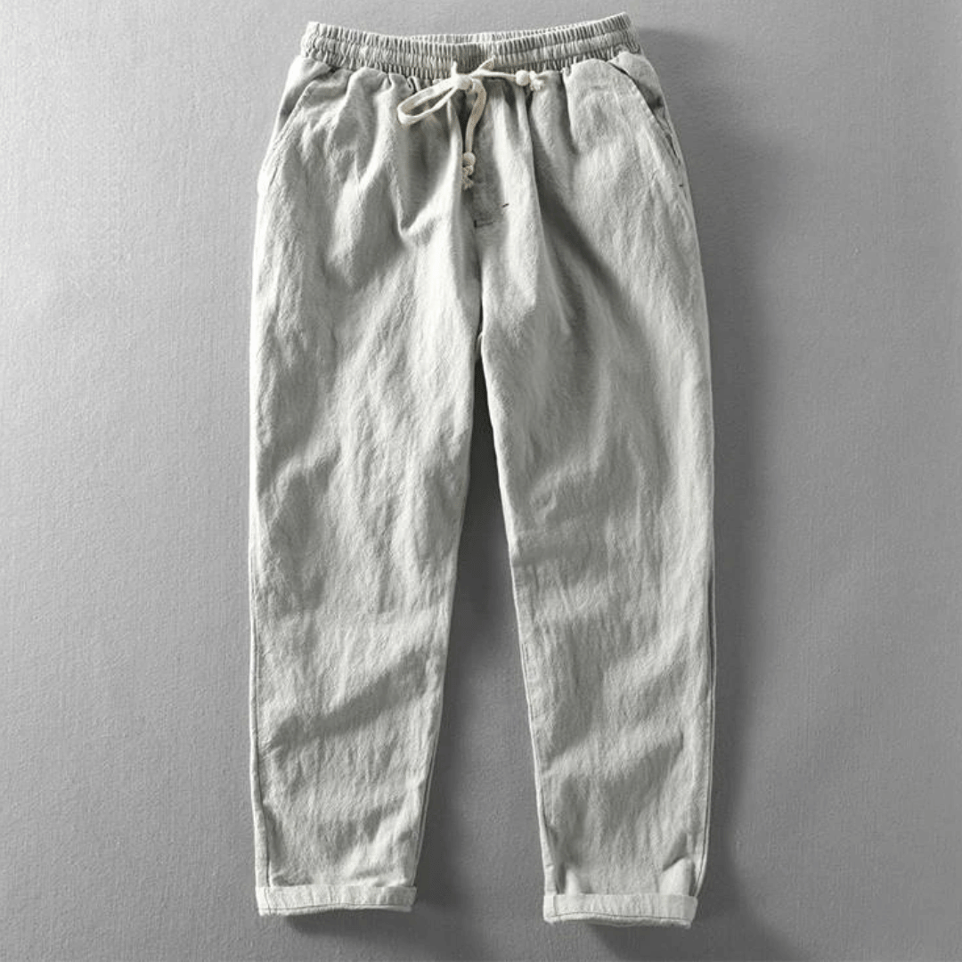 Men's Trousers with Elastic Waistband Breathable Comfort for 1