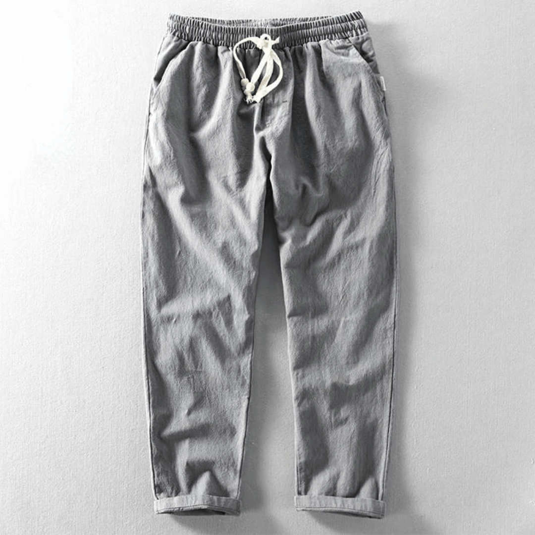 Men's Trousers with Elastic Waistband Breathable Comfort for 3