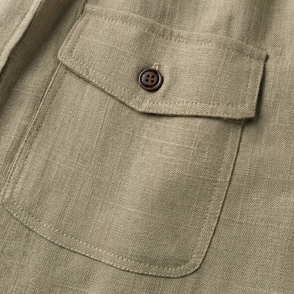 Men's White Linen Pants with Adjustable Waist – Breathable Fabric 7