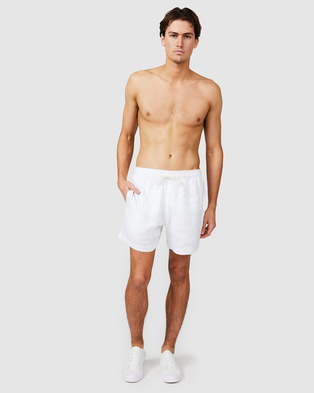 Mens Linen Shorts with Relaxed Fit & Pockets – Stylish Comfort 6