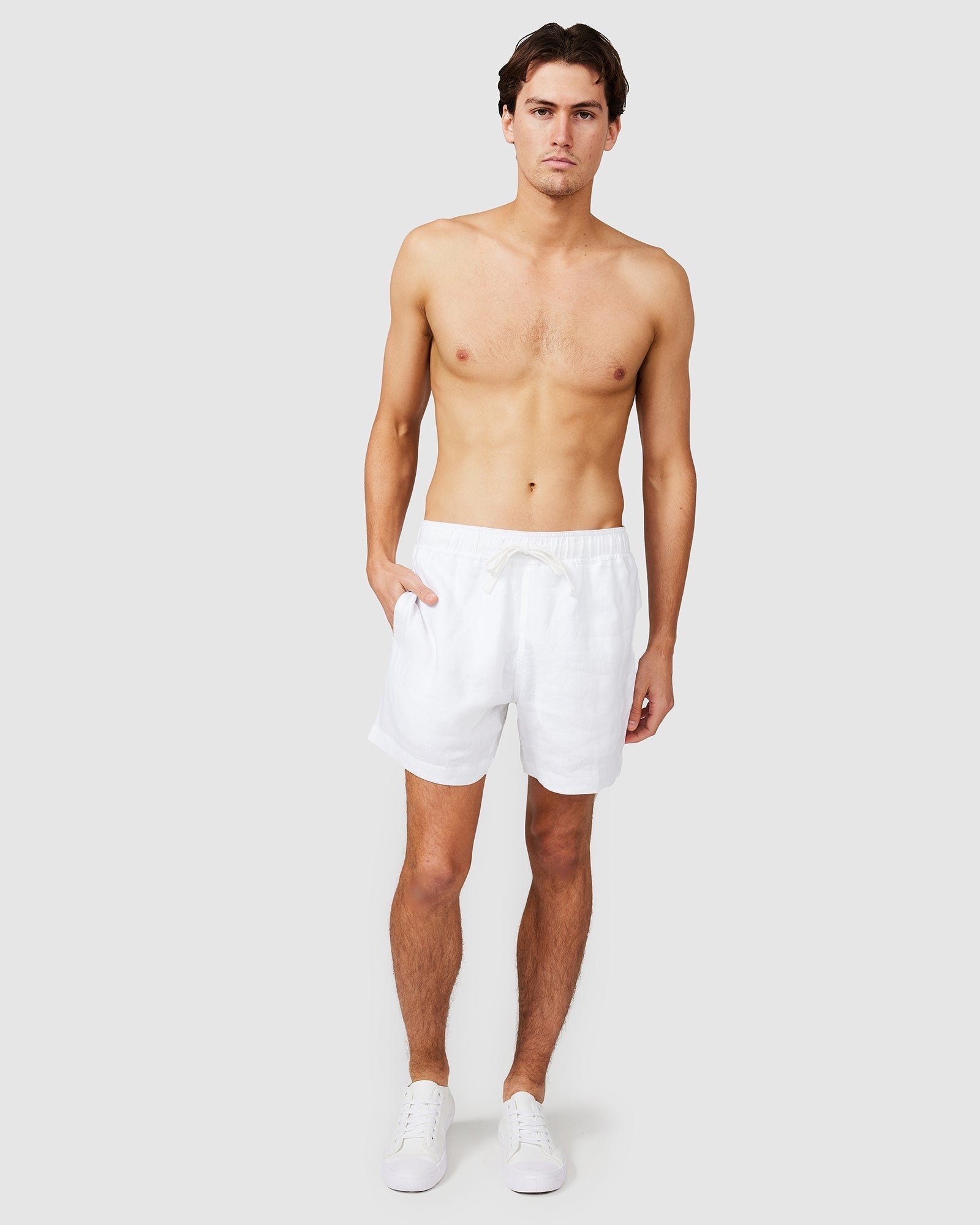 Mens Linen Shorts with Relaxed Fit & Pockets – Stylish Comfort 6