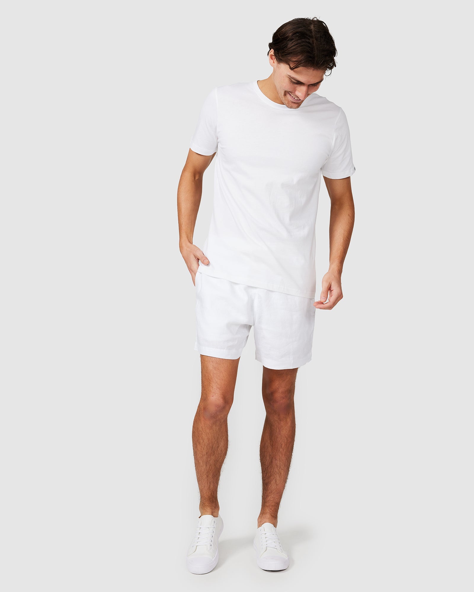Mens Linen Shorts with Relaxed Fit & Pockets – Stylish Comfort 7