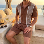 Mens Outfit Set With Soft Knit Fabric 1