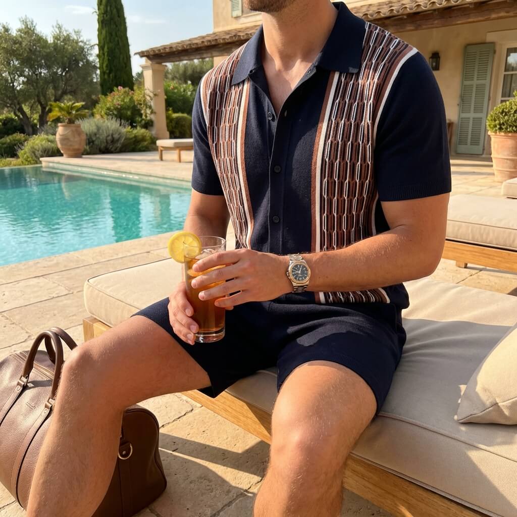 Mens Outfit Set With Soft Knit Fabric 7