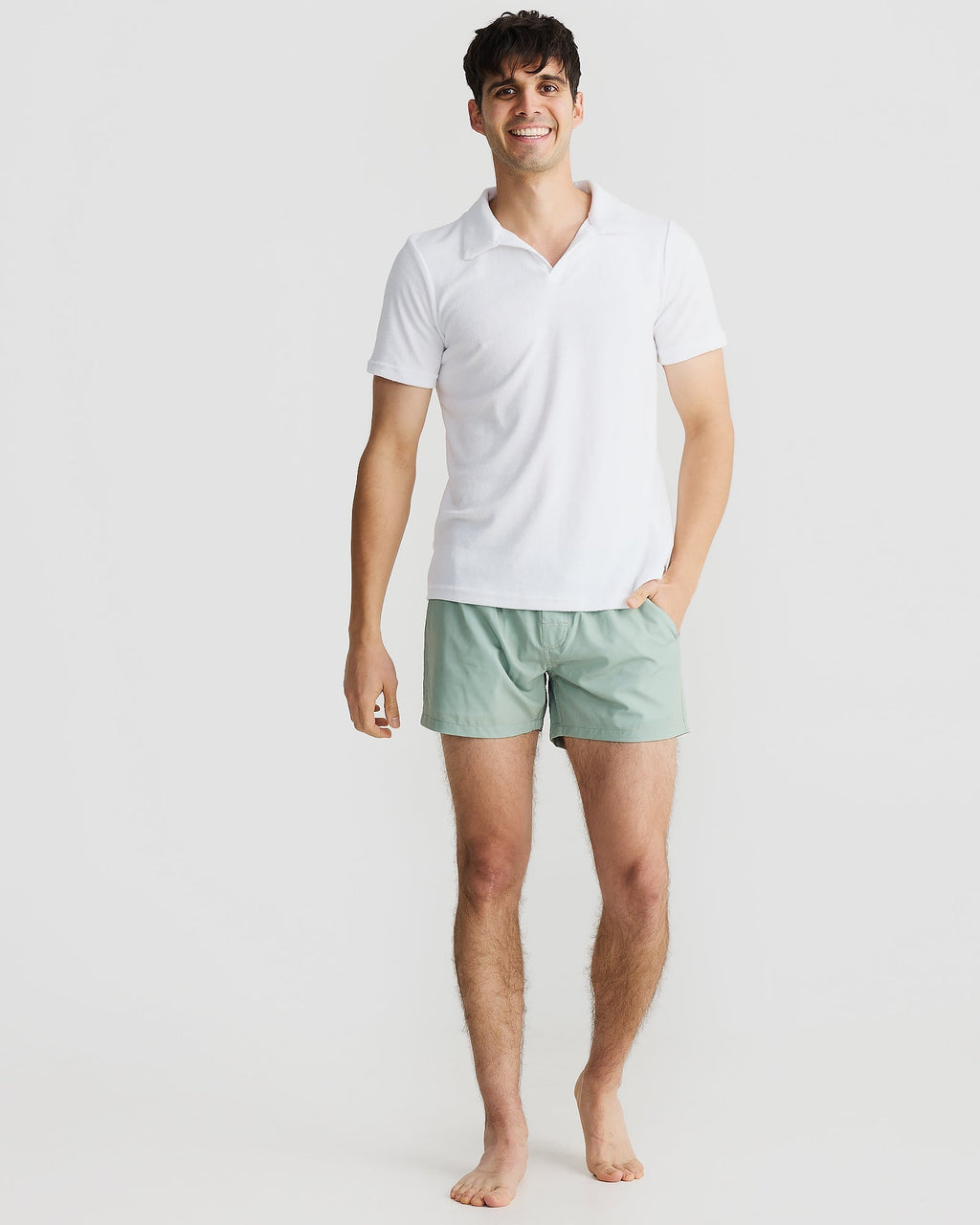 Mens Swim Trunks with Quick-Drying Fabrication – Comfortable Fit 1