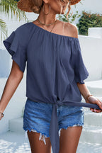 Mia | Stylish Elegant Ruffle Sleeve Top 1