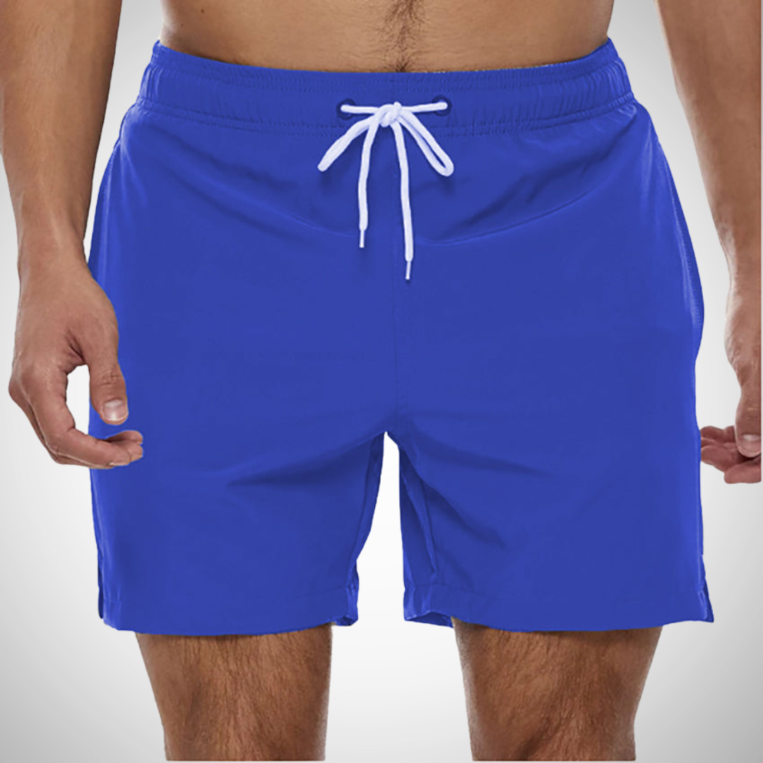 Quick-Drying Mens Swim Shorts with Adjustable Waistband Stylish 5