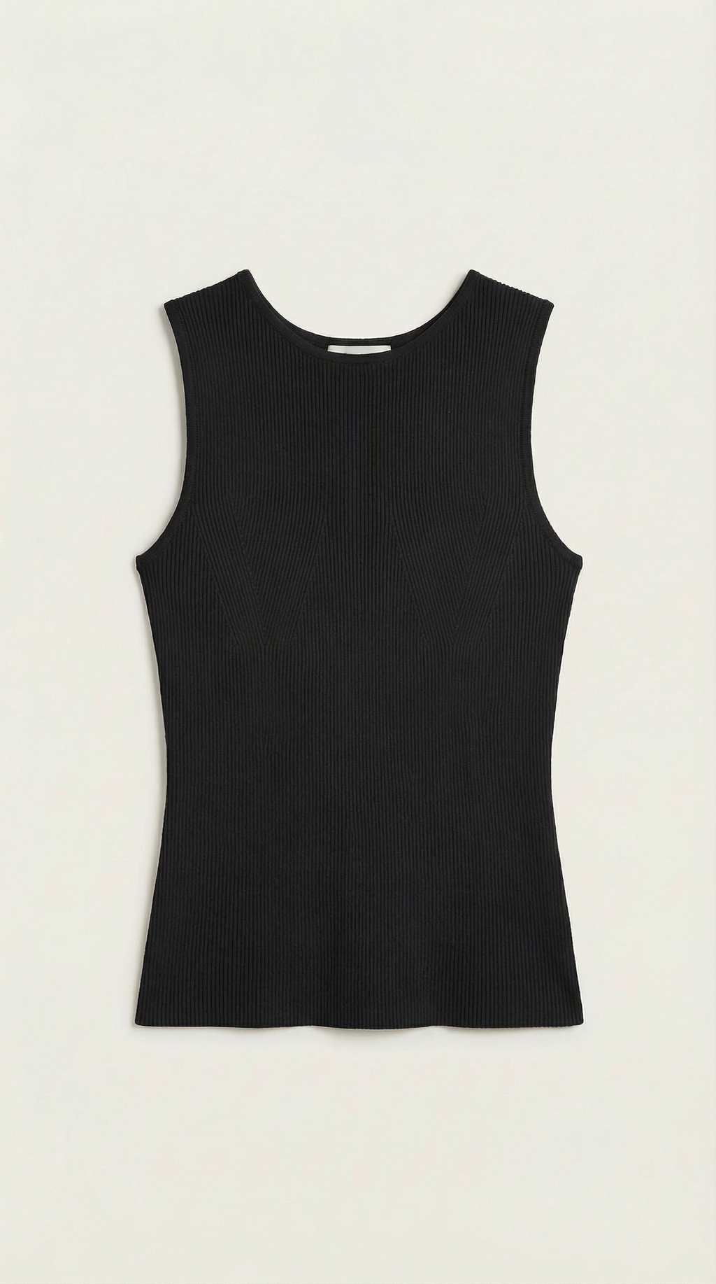 Rain Ribbed Tank Top — Women’s Fitted Stretch Sleeveless Crew Neck Basic Rib Knit Casual Everyday Top 5