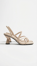 Rosa Mae | Strappy Heeled Sandals with Sculptural Block Heel | Chic Comfort for All-Day Wear 0