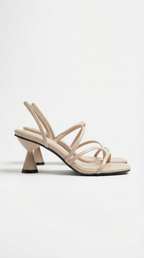Rosa Mae | Strappy Heeled Sandals with Sculptural Block Heel | Chic Comfort for All-Day Wear 0