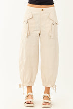 Stylish Joggers for Women with Cargo Pockets & Adjustable Hem 2