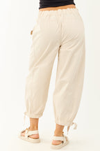 Stylish Joggers for Women with Cargo Pockets & Adjustable Hem 4