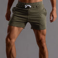 Stylish Striped Men's Shorts with Elastic Waistband – Relaxed Fit 0