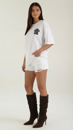 Vespera Oversized Graphic T-Shirt — Women’s Soft Cotton Relaxed Fit Inspirational Quote Streetwear Tee 5