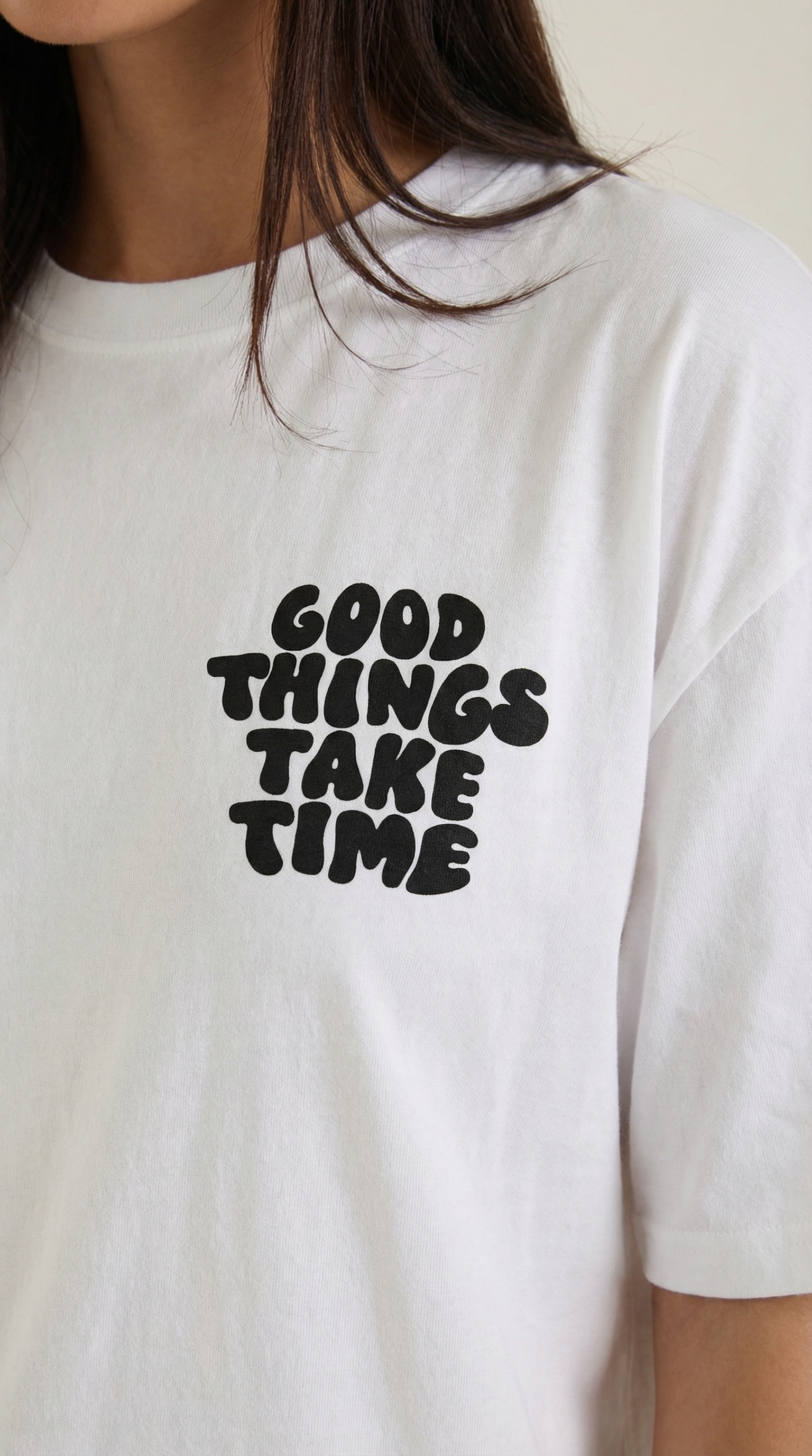 Vespera Oversized Graphic T-Shirt — Women’s Soft Cotton Relaxed Fit Inspirational Quote Streetwear Tee 6