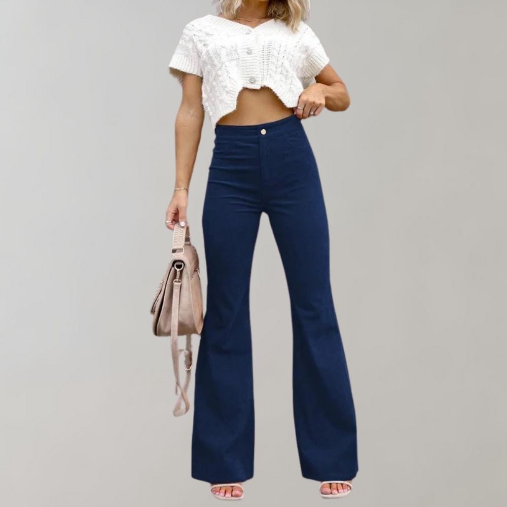 Wide Leg Black Jeans with High-Waist Design Vintage-Inspired 4