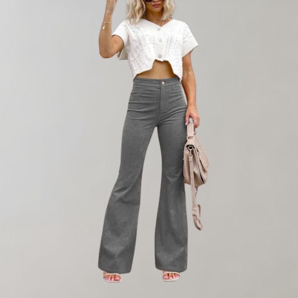 Wide Leg Black Jeans with High-Waist Design Vintage-Inspired 8