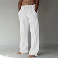 Wide Leg Cargo Pants with Breathable Fabric 0