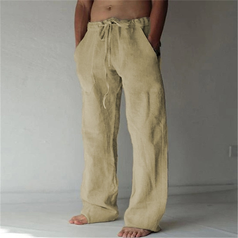 Wide Leg Cargo Pants with Breathable Fabric 2