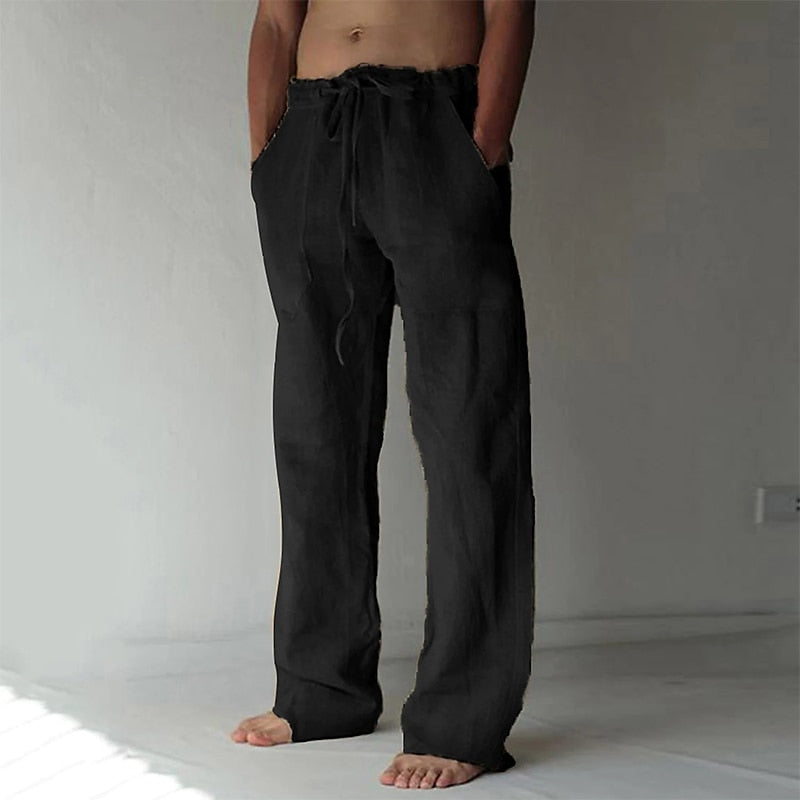 Wide Leg Cargo Pants with Breathable Fabric 3