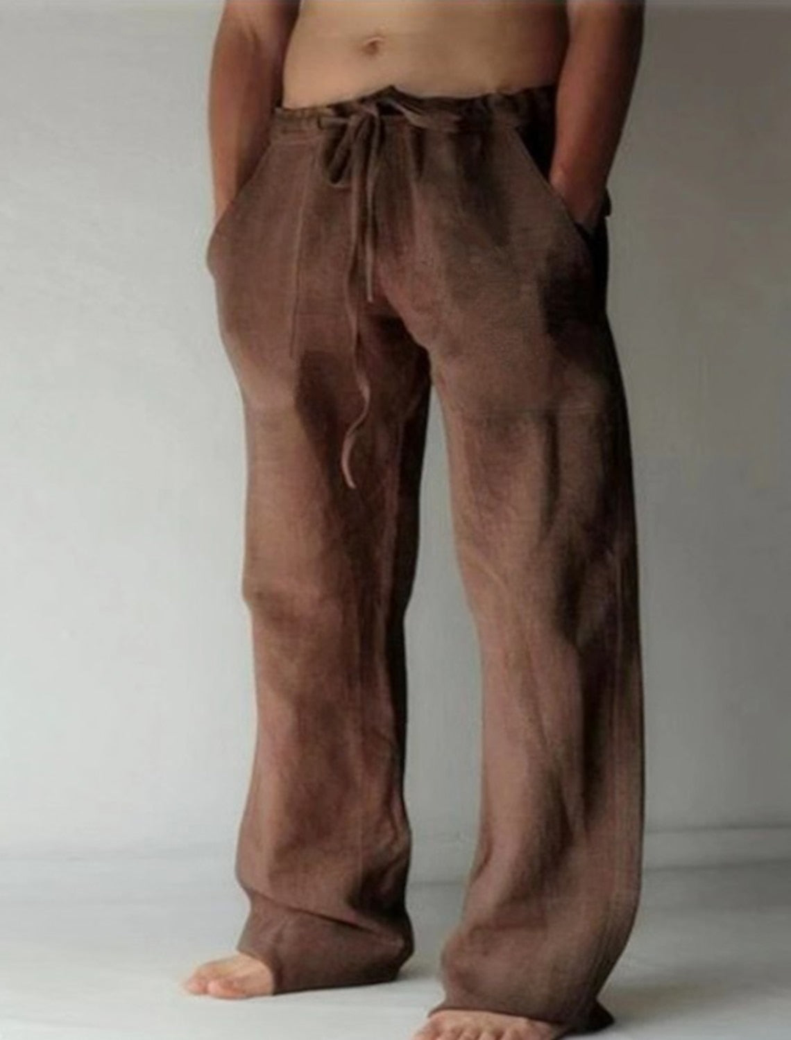 Wide Leg Cargo Pants with Breathable Fabric 5