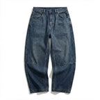 Wide Leg Jeans with Relaxed Fit & Durable Denim 0