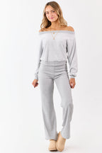 Wide Leg Pants Women with Elastic Waist – Flowy Comfort 1