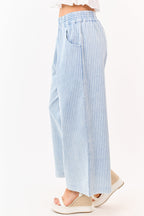 Wide Leg Pants Women with Elastic Waist & Flowy Design 2