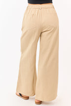 Wide Leg Pants Women with Elastic Waistband Flattering Fit 3