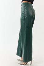Wide Leg Pants Women with Super High Rise Fit – Stylish Faux 5