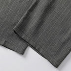 Wide Leg Trousers with Vintage Stripe Pattern – Flowy Fit 5